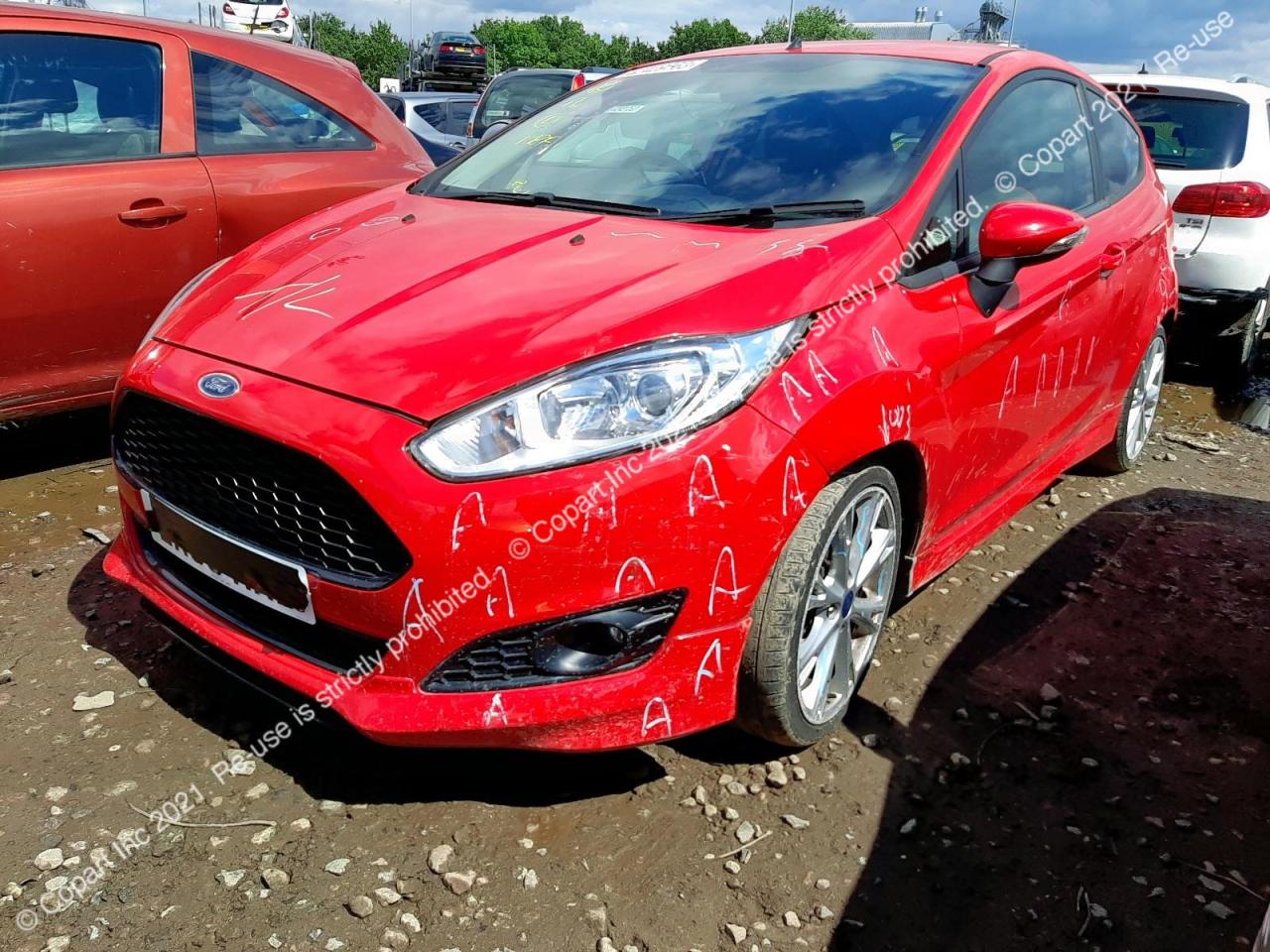FORD FIESTA ZET 2013. Lot# 62429563. VIN WF0CXXGAKCDC57595. Photo 1